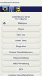 Mobile Screenshot of immobilienservice-kirschner.com